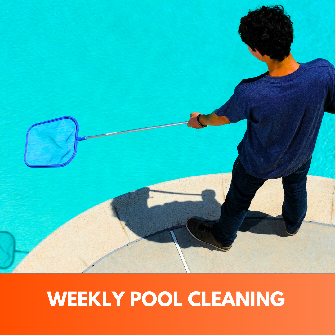 weekly pool cleaning
